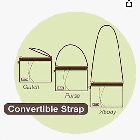 🤎🎼🎵🎤Sale”New & Gorgeous Faux Learher bag by Chaka.. This bag is convertible! - Picture 6 of 8